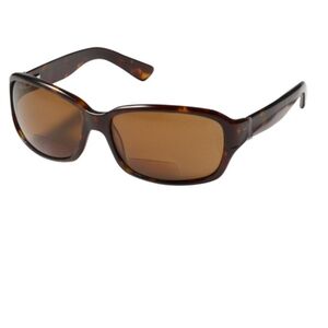 New L.L. BEAN Women's Bifocal 1.5x Tortoise/Brown Polarized Sunglasses $79.95